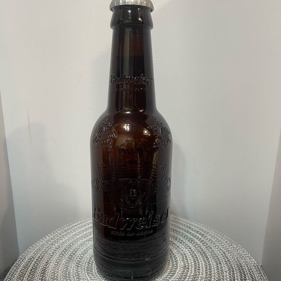 Vintage Dale Earnhardt Jr #8 Budweiser 2000 Glass Bottle - Picture 5 of 13